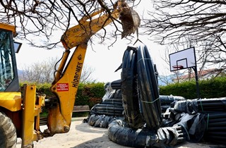 Hamidiye’de Zeytinliklere Modern Sulama Hattı